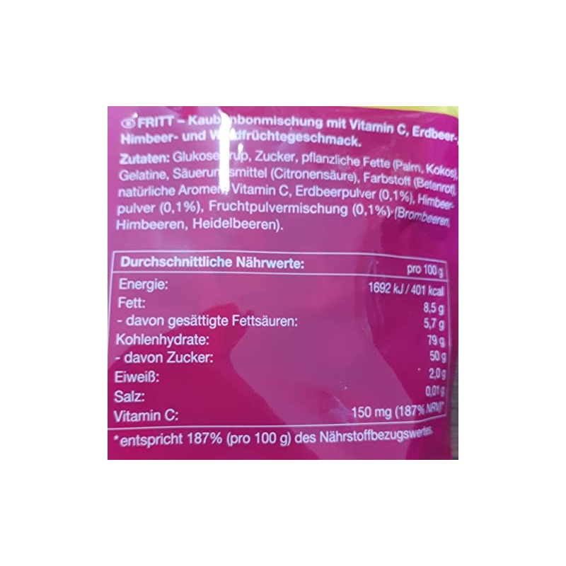 FRITT Minis Berry Mix Maxi Pack (1 x 350g)