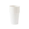 Sugar Paper Disposable Paper Cups, Party Supplies, Gold Dot Design,
