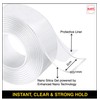 KLAPiT Super Tape Clear Double-Sided Heavy Duty Mounting Tape -