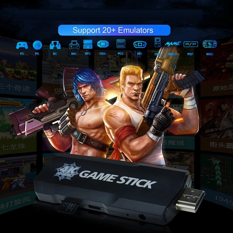 Ampown Retro GD10 30000+ Games 4K HDMI Plug/Play 2 Wireless