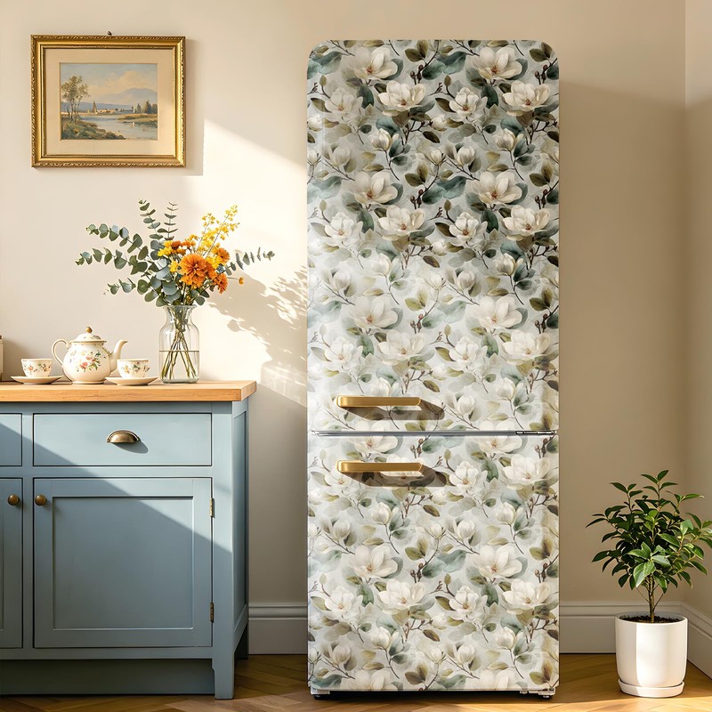 ReWallpaper Vintage Floral Wallpaper Peel and Stick Magnolia Wallpaper