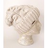 Frost Warm Chunky Soft Slouchy Beanie Cable Knit Skully Hat