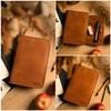 Gusti Yannick Leather Pencil Case for Men and Women, brown,