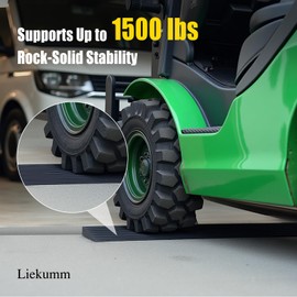LIEKUMM 5/8" Rise Threshold Ramps for Doorways, 1500 Lbs Load Capacity Rubber Threshold Ramp with Lightweight Size, Non-Slip Ramps for Door Threshold, Doorway, Step, Garage, Cuttable