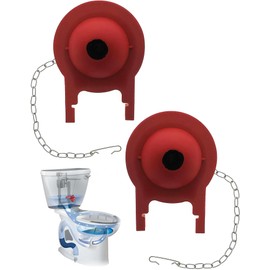 Essential Values 2 Pack Compatible with Toto Toilet Replacement Parts - Toilet Flapper 3 inch - Universal for G-Max, THU499S, THU331S, THU175S & 2021BP Tank