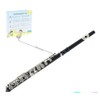 Kquepo Portable Flute Music Stand Marching Band Music Clip Clamp