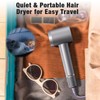 Hair Dryer, 160000 RPM Portable Professional Ionic Hair Dryer with
