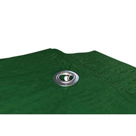 Waterproof HARD WEARING tarpaulin/tarp cover up/camping groundsheet,ROYAL GREEN blends into the garden enviroment (green, 1m x1m)