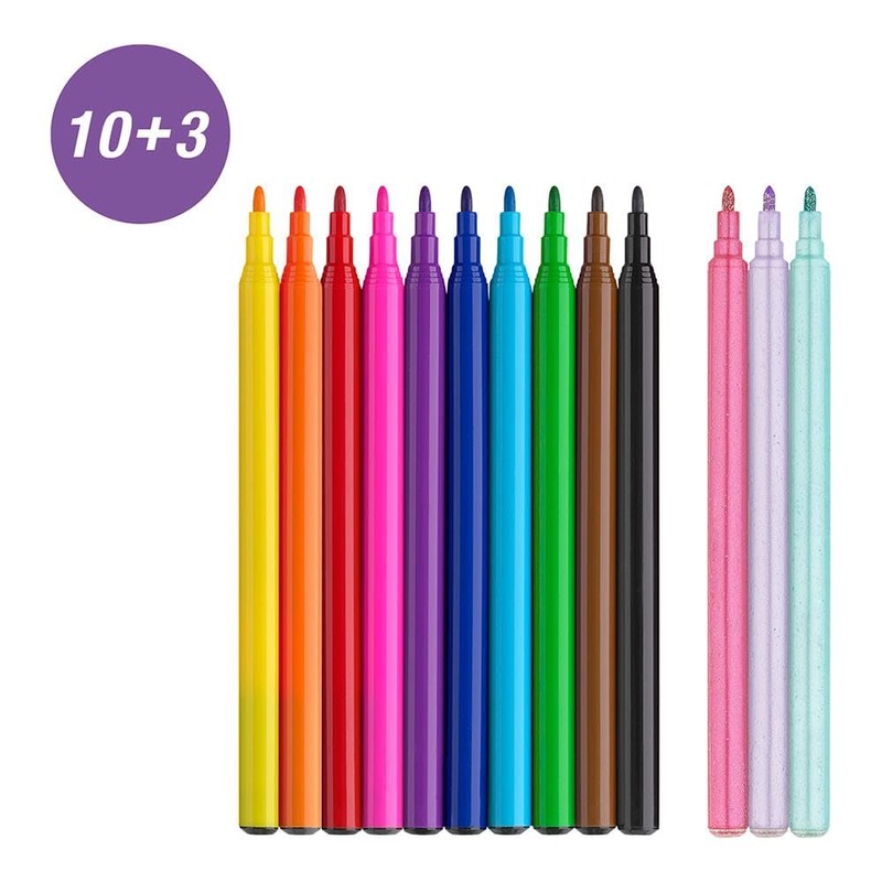 Unicorn Limited Edition Felt Tip Pens - 10 Colours -