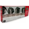 Pathway Marker Set of 5 Lighted Clear Spiral Tree