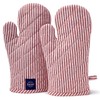 Encasa Homes Long 12"x7" Oven Microwave Hand Gloves Mitts (2