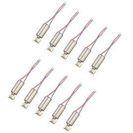 tatoko vibration motor DC 3V 6mm x 10mm Miniature Micro Vibrating Vibration Coreless Motor 12000RPM 610 Powerful Small Electric Motors 2 Wires Pack of 10