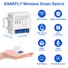 SOARFLY 4 x Smart Light Switch Module, WiFi Switch, Smart