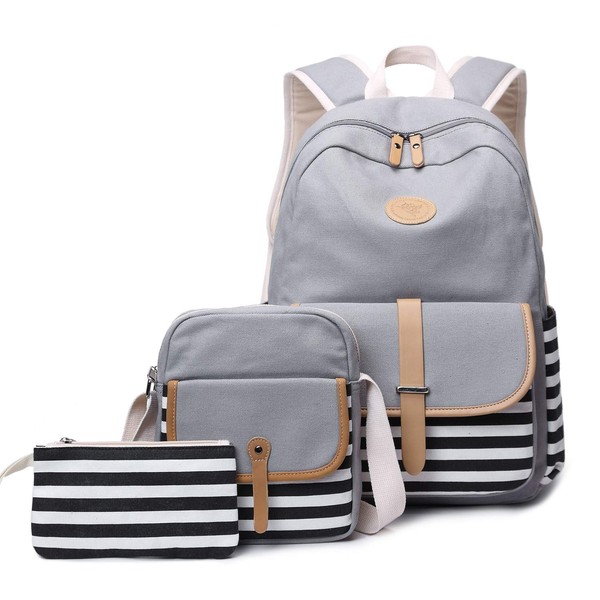 FLYMEI Cute Bookbag for Women, Backpacks for Girls 15.6 Inch Laptop Backpack for Girls, Cute Backpack with Crossbody Purse for Teens, Lightweight Backpack for School