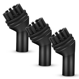 DreamNature 3 Pcs Premium Steam Cleaner Brush Head Set Nylon Brushes for Stain Removal