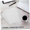 Operitacx 100pcs Thermal Laminating Sheets Clear Protective Film for Photos