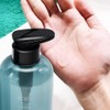 3 Pack Refillable Shampoo and Conditioner Bottles, 300ml Plastic Empty