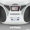Magnavox MD6924 Portable Top Loading CD Boombox with AM/FM Stereo