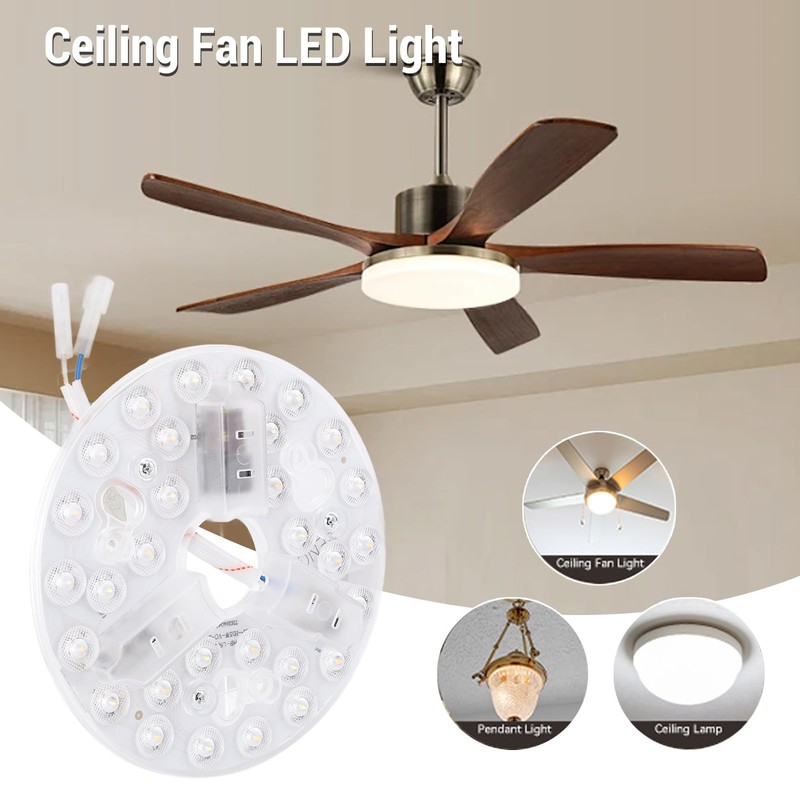 5.3 Inch Ceiling Fan LED Light, 3000K 4200K 6500K LED
