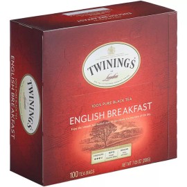 Twinings English Breakfast Tea Bags - 100/Box - English Breakfast Tea Bags