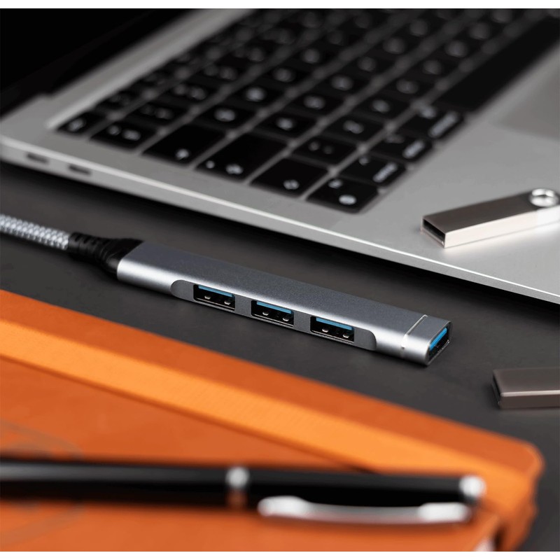 ​Reagle USB 3.2 Gen 1 Hub 4-Port USB-A Verteiler aus