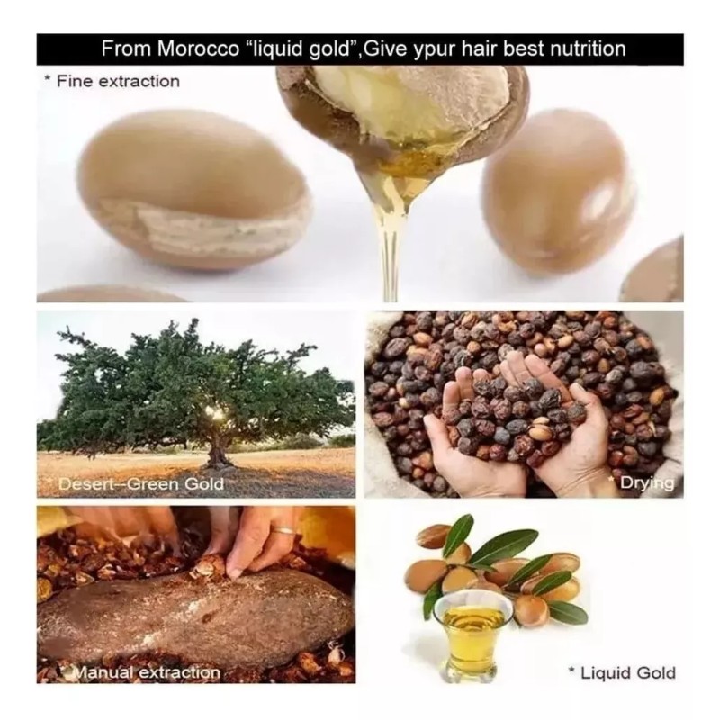 TAMCHIC Aceite D Argán Morocco Nut Oil Tratamiento Para Cabello