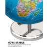 Waldauge Illuminated World Globe with Stand, 9" Earth Globes with