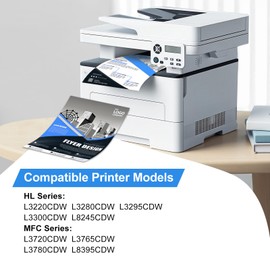 HenceBuy TN229XL Toner Cartridge Replacement for Brother TN229XL TN229XLBK TN229 Black Toner Cartridge for MFC-L3720CDW MFC-L3780CDW HL-L3280CDW HL-L3220CDW HL-L3300CDW Printer (2 Pack)