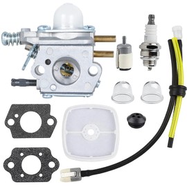 KELKONG SRM 2100 Carburetor Fuel Line with Air Filter Kit for Echo SRM2100 GT2000 GT2400 String Trimmer, for Echo PE2000, for Echo SHC-2100/SHC-1700 Hedger, Replaces for C1U-K52 Carburetor