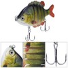 Bionic Multiple Segments Bait Fish Lure Tilapia Shape with Treble