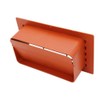 Kair 180mm x 95mm Rectangular Airbrick with Damper - Terracotta