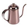 Hervidor, 650ML Acero Inoxidable Preciso Cuello de Cisne Boquilla Hervidor