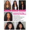 Curly V Part Wig Human Hair Upgrade U Part Wigs