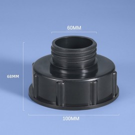 Barrel IBC Adapter Tank 1PC Connector Accessory Reduction Valve [S100XS60-DN100] / 배럴 IBC 어댑터 탱크 1PC 커넥터 액세서리 감소 밸브 [S100XS60-DN100]
