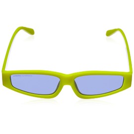 Urban Classics Lefkada Unisex Sunglasses Pack of 2, Neon yellow/black