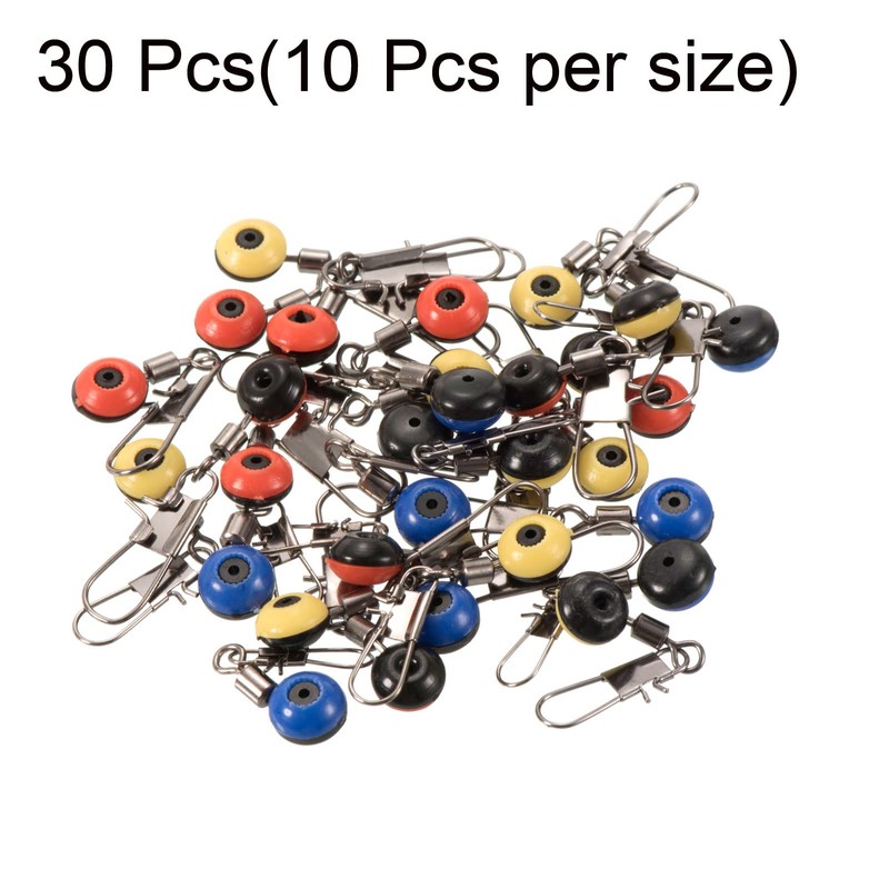 PATIKIL 44/33/26LBS 44/33/26LBS Load Capacity 30pcs Float Connector Rolling Swivel