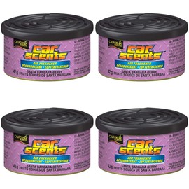 California Car Scents Air Freshener Santa Barbara Berry Scents Single Can x 4