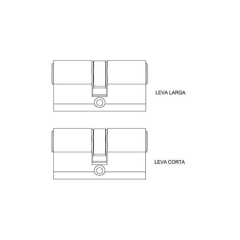 Yale YL65050HN 50 x 50mm Security Cylinder YL6 Long Lever