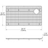 Elkay CTXBG2815 Crosstown 28-1/2" L x 15-1/2" W Stainless Steel