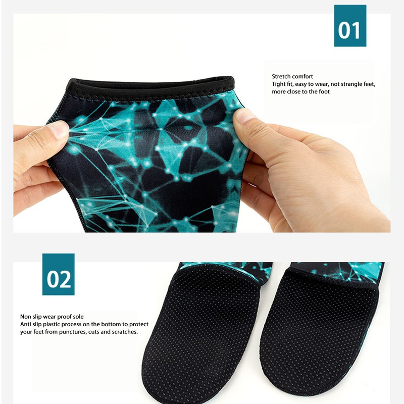 Diving Wetsuit Socks for Women Men Neoprene Nylon 3MM Anti