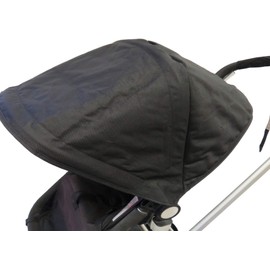 Black Sun Shade Canopy Hood Cover Umbrella for Bugaboo Cameleon 1, 2, 3, Frog Baby Child Strollers