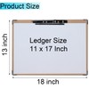 Acocony 11x17 Clipboard with Hardware Corner Guard Landscape Extra Large