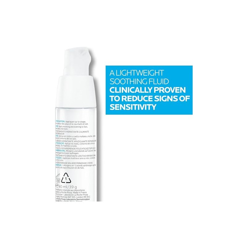 Crema Hidratante Facial Roche Posay Toleriane Dermallergo Fluido Piel Sensible