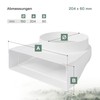 Vent Systems 204 x 60 mm Rectangular 90° Angle Duct