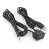 3.5mm AUX Extension Cable Adapter Flush Mount USB Port Headphone