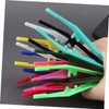 Healvian 30pcs Plastic Eyebrow Tweezers for Women Use Eyebrow Trimming