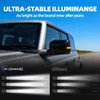Archaic Dual light Strips Side Mirror Lights Compatible for Ford