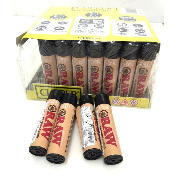 Clipper Raw Refillable Lighters 4/8/12/25/50 (12)