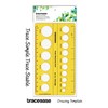 Traceease Button Measuring Scale Stencil Templates, Tailoring Tools and Accessories-