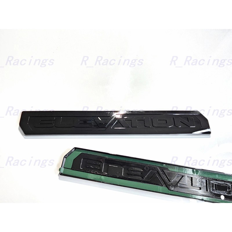 GMC Overlay 4PCS Gloss black Door Rear Sierra Elevation Emblem